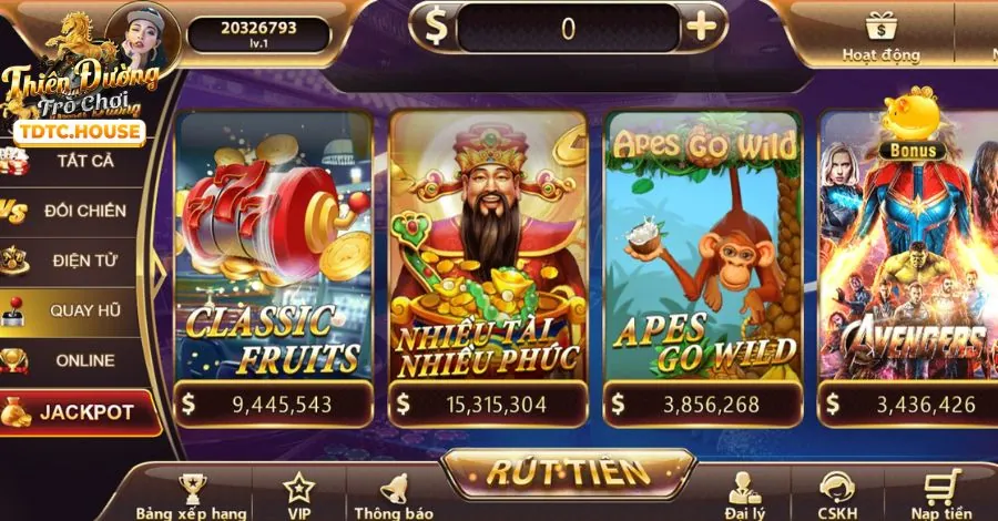 Các trò chơi bài và bàn cổ điển như Poker, Rồng Hổ